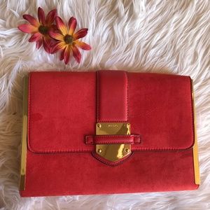 Aldo suade clutch
